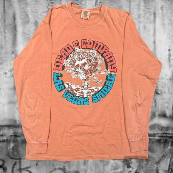 Dead & Company Las Vegas Sphere Long Sleeve – Comfort Colors - L - Grateful Dead - Picture 1 of 7